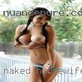 Naked housewife alone